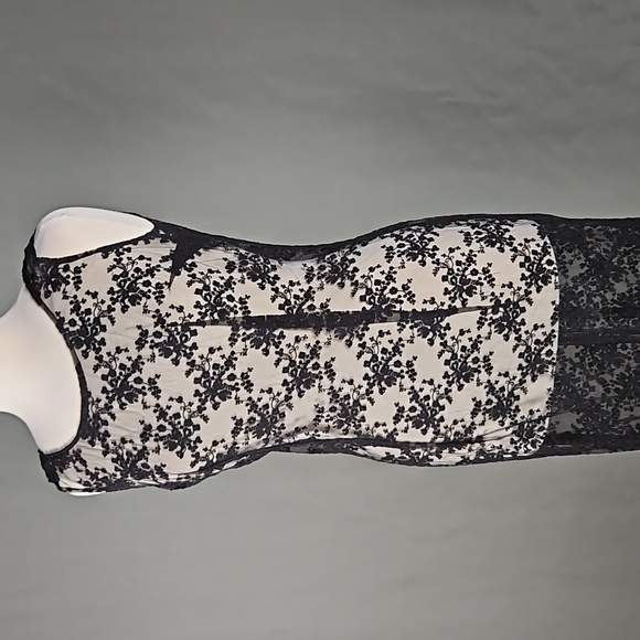 MADE IN CANADA Sheer lace full length dress - Picture 2 of 7